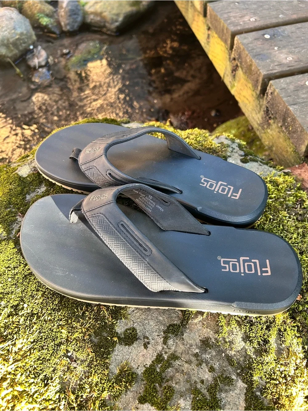 Flojos - Black Men’s Ryan Sandals
